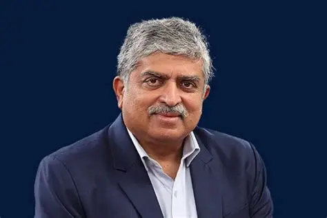 Portrait of technology entrepreneur Nandan Nilekani